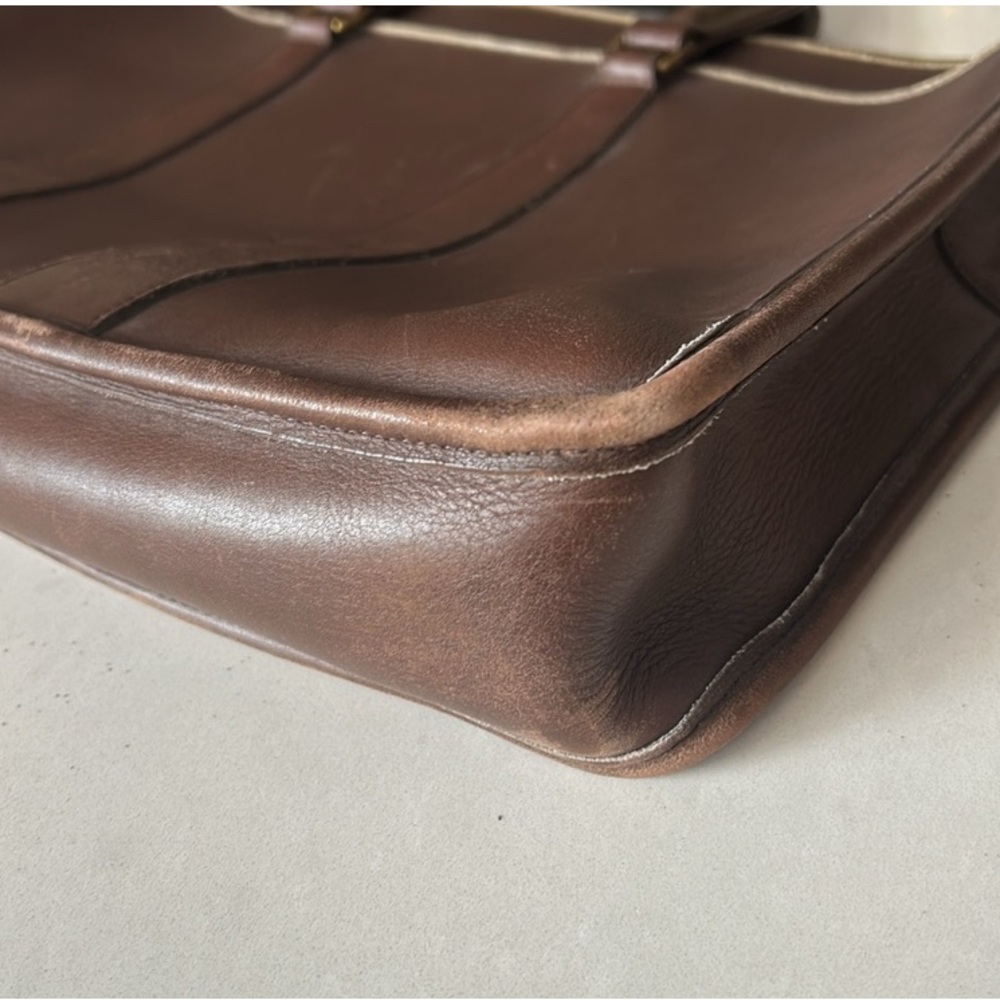 Vintage Coach Brown Leather Briefcase - Picture 9 of 14
